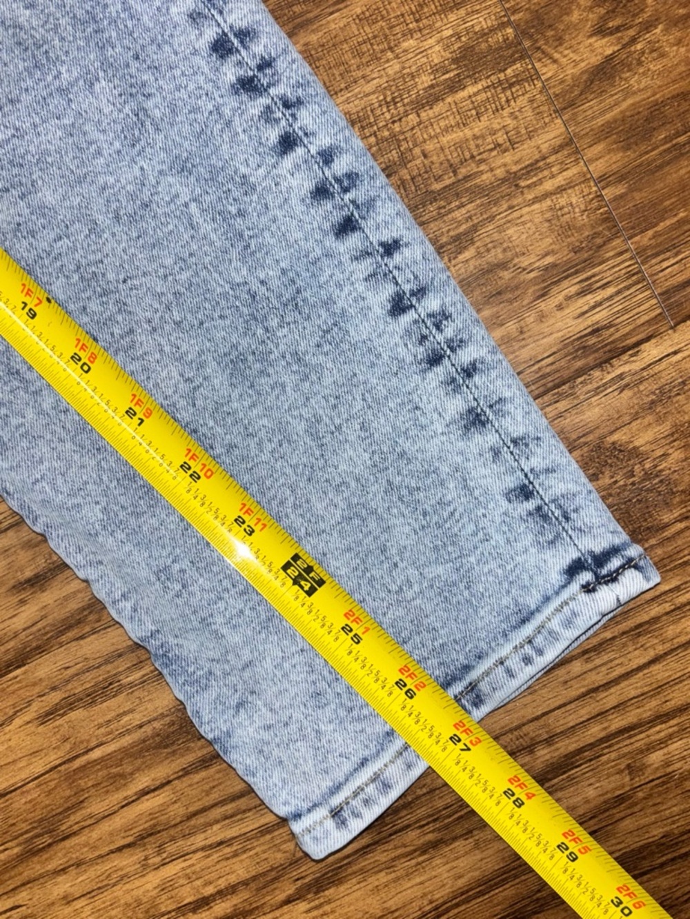 &DENIM Slim High Waist Ankle Length Jeans Size 2 - Picture 7 of 8